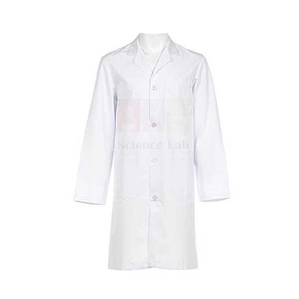 Coat, Medical, Woven, White, Large Size